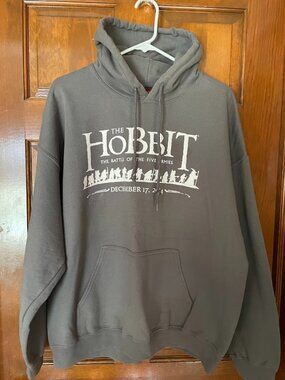 The Hobbit Battle of the Five Armies Hoodie Size XL